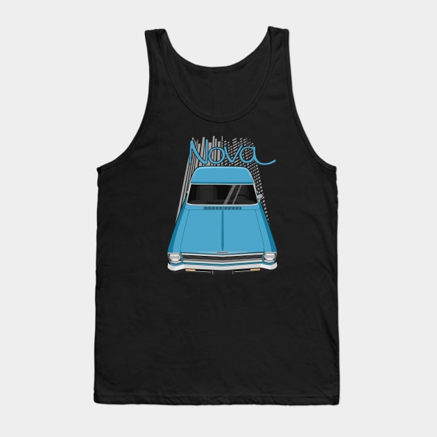 Chevrolet Nova 1966 - 1967 - marina blue Tank Top by V8social